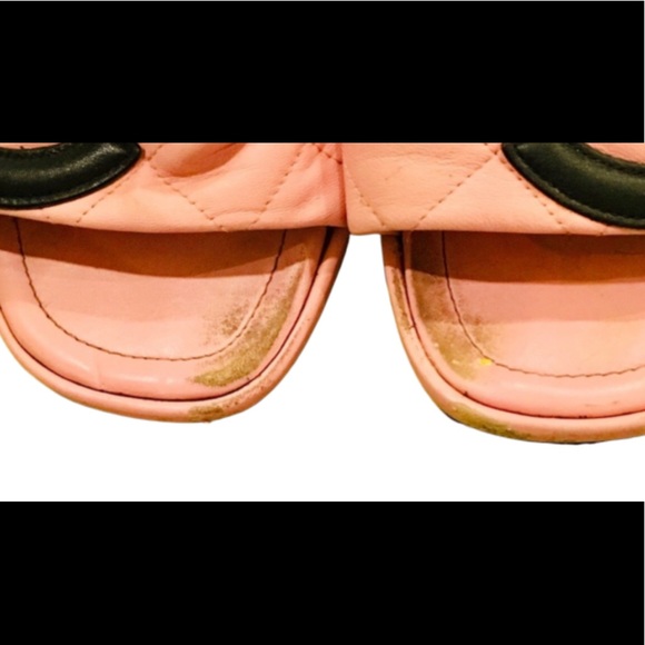 💯% Authentic CHANEL Leather Logo Sandals! - Picture 7 of 7